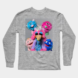 Pink and Blue Puppets Long Sleeve T-Shirt